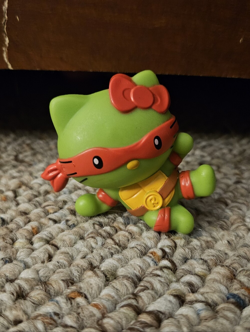2025 McDonalds TMNT x Hello Kitty - Hello Kitty x Raphael (Green) Figure